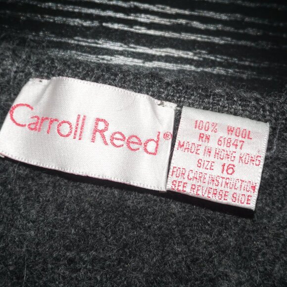 Vintage 90s Wool Cardigan Sweater Jacket XL - Picture 4 of 6